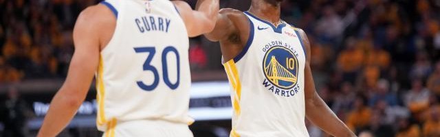 pg模拟器-队史附加赛首胜！库里吉米合砍75分 勇士复仇灰熊