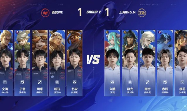 pg电子模拟器免费版-RNG.M 2-1 WE：雨空海诺输出拉满，RNG.M先到赛点